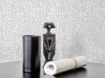CRACKED WPN 514 - Motif solid-color wallpaper by Spaghetti Wall - view 2